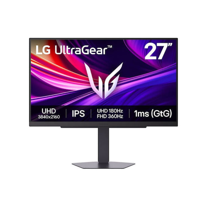 LG 27G810A-B UltraGear Monitor PC 27'' 4K UHD IPS 180 Hz 1 ms G-SYNC FreeSync HDR1000 colore Nero