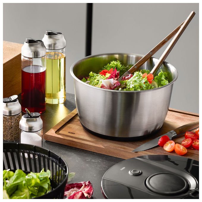 Gefu 28175 Centrifuga da Insalata 5 L Acciaio inox Plastica colore Acciaio inox