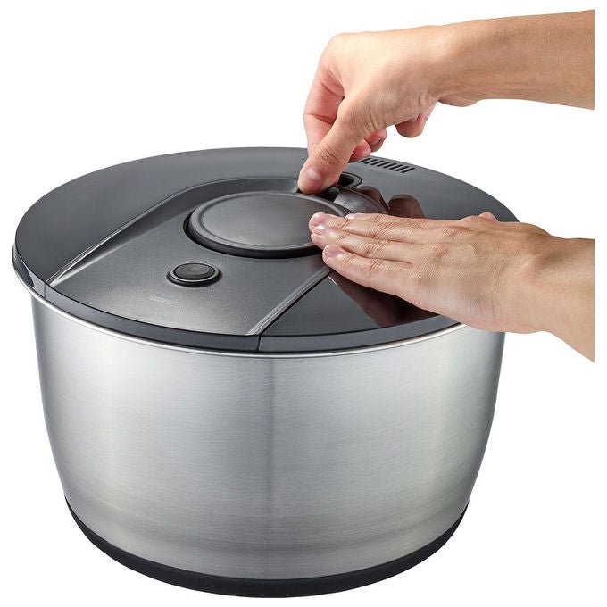 Gefu 28175 Centrifuga da Insalata 5 L Acciaio inox Plastica colore Acciaio inox