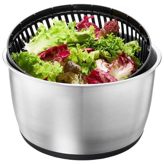 Gefu 28175 Centrifuga da Insalata 5 L Acciaio inox Plastica colore Acciaio inox