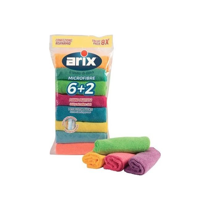 Arix Set 8 Panni Multiuso Multipack 30x30cm