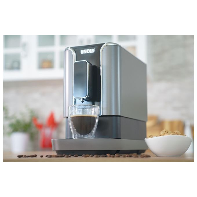 Unold 28835 LUCA Macchina da caffe' Automatica Capacita' serbatoio 1,2 L Pressione 19 bar Potenza 1470 W colore Nero Acciaio inox