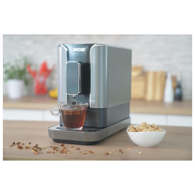 Unold 28835 LUCA Macchina da caffe' Automatica Capacita' serbatoio 1,2 L Pressione 19 bar Potenza 1470 W colore Nero Acciaio inox