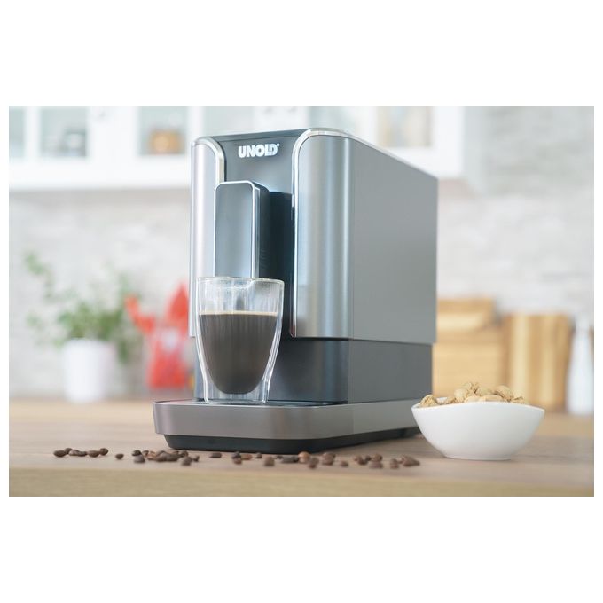 Unold 28835 LUCA Macchina da caffe' Automatica Capacita' serbatoio 1,2 L Pressione 19 bar Potenza 1470 W colore Nero Acciaio inox