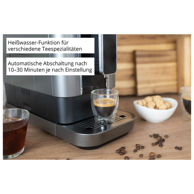 Unold 28835 LUCA Macchina da caffe' Automatica Capacita' serbatoio 1,2 L Pressione 19 bar Potenza 1470 W colore Nero Acciaio inox