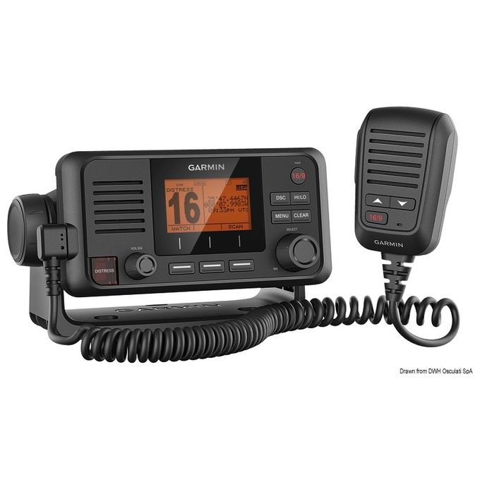 GARMIN Vhf Garmin 115i Elettronica Nautica per Ormeggio e Navigazione con Funzioni Avanzate e Design Compatto