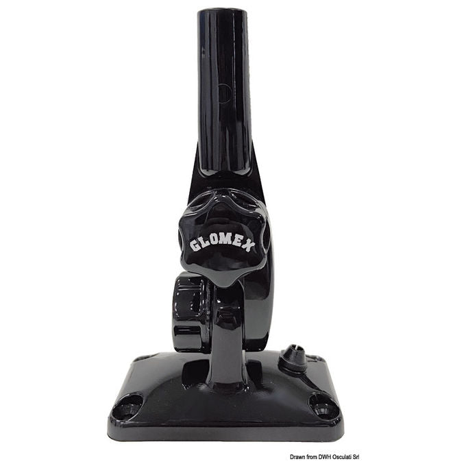 Base Snodata Glomex In Nylon Rinforzato Nera