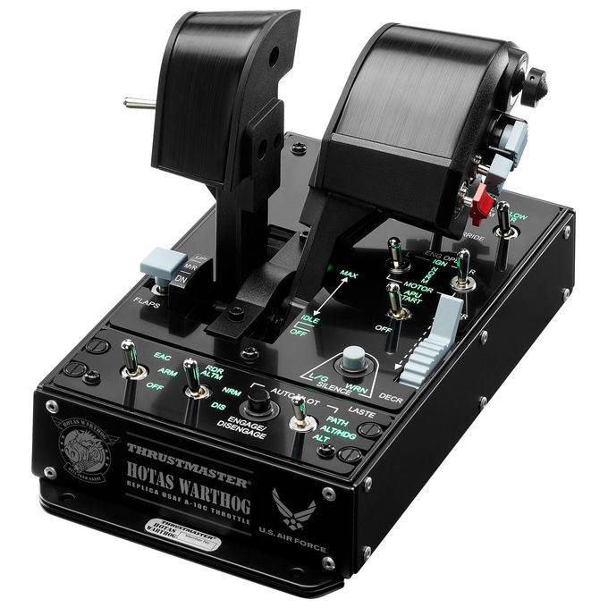 Thrustmaster 2961073 HOTAS WARTHOG MKII Joystick per PC con Tecnologia H.E.A.R.T. e Struttura in Metallo colore Nero