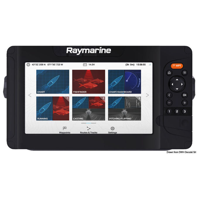 Ecoscandaglio Element 12 Hv Con Cartografia Raymarine