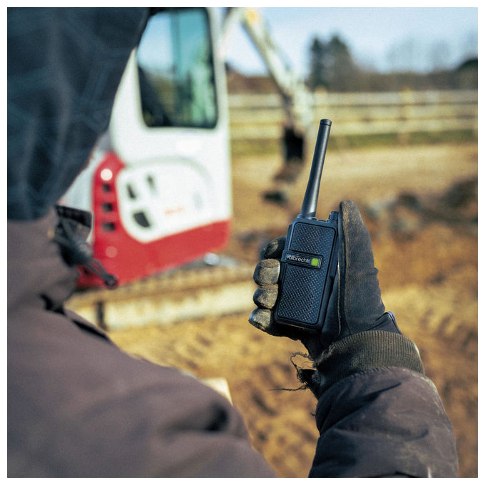 Midland 29827 Ricetrasmittente CB 16 canali portata 10 km batteria 2200 mAh fino a 14 ore colore Nero