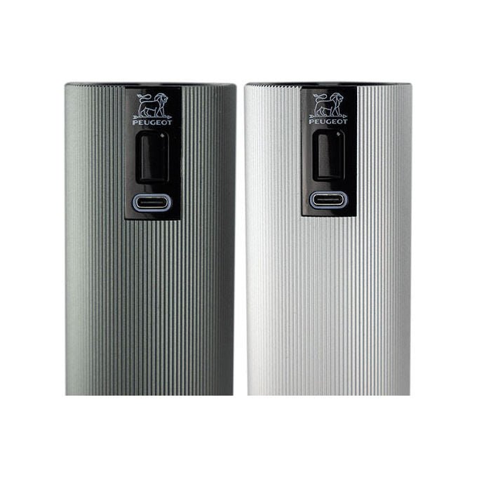 Peugeot 2-4314800 Line Electric Set macina sale e pepe con macinatura regolabile U-Select materiale alluminio e carbonio altezza 15 cm colore Grigio