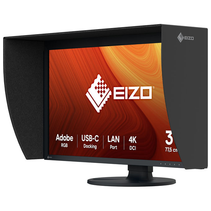 EIZO CG3100X ColorEdge Monitor 30.5'' 4K DCI IPS 4096 x 2160 Pixel HDR 500 cd-m² USB-C 94W colore Nero
