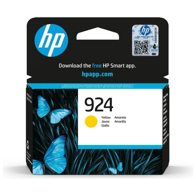 HP 4K0U5NE Cartuccia di inchiostro originale HP 924 Resa fino a 400 pagine colore Giallo