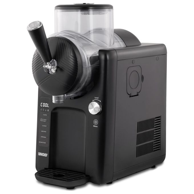 Unold 2IN1-SLUSH UND SOFTEISMASCHINE SOFIE 48956 Macchina per Granita e Soft Ice Cream Capacita' 1400 L Display LED Potenza 150 W colore Nero