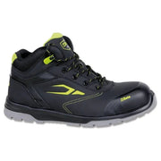 Beta 7321NA Scarpe Antinfortunistiche Alte in Microfibra Idrorepellente Metal-Free con Puntale Composito 200J e Suola Poliuretano Bidensita' S3L FO SR RS colore Nero