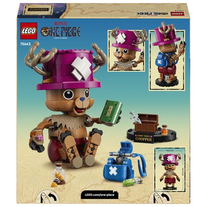 Lego 75643 ONE PIECE Set da costruzione Action Figure TonyTony Chopper 577 pezzi colore Multicolore