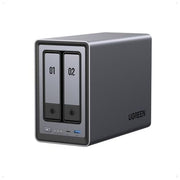 Ugreen 6941876223695 NASync DXP2800 Sistema NAS 2-Bay Intel N100 8 GB DDR5 UGOS Pro supporto RAID HDMI USB 3.2 2500 Mbit-s colore Nero