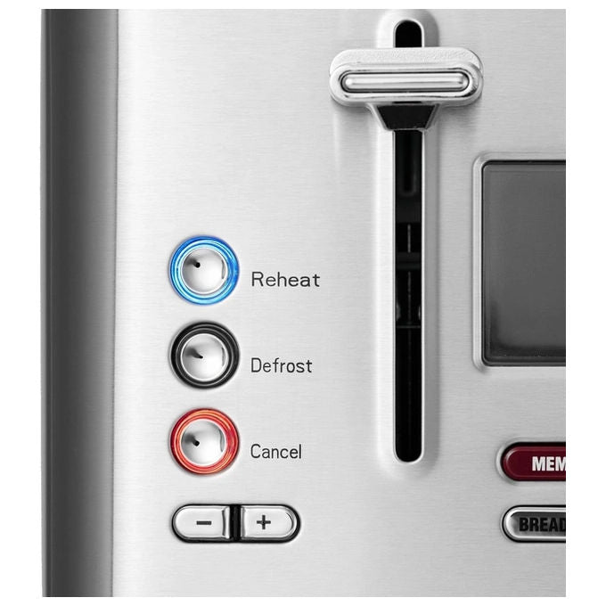 Solis Flex Tostapane 8004 Toster Griller Funzione per Bagel 7 Programmi Argento