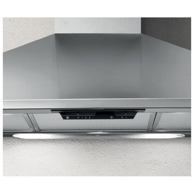 Elica PRF0091761B MISSY IX-A-60 Cappa a Parete Classe energetica D 4 Velocita' Aspirante Illuminazione LED 60 cm Inox