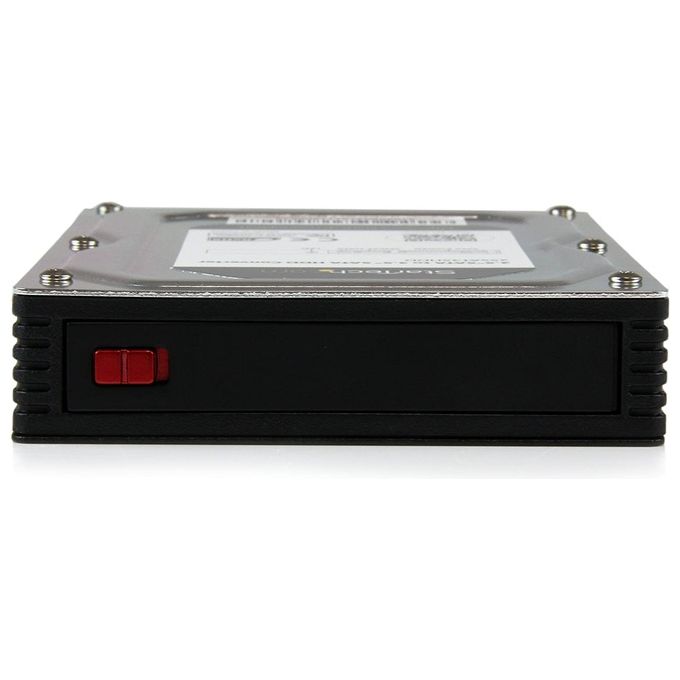 StarTech Box esterno adattatore per dischi rigidi SATA da 2,5” a 3,5 in alluminio con altezza massima SSD - HDD di 12,5 mm