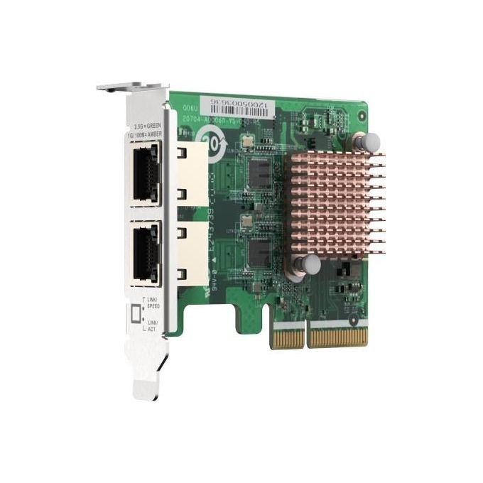 QNAP DUAL PORT 2.5GBE 4SPEED NETWC.