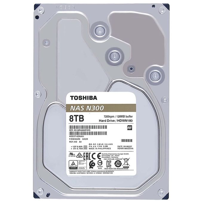 Toshiba N300 NAS 3.5'' 8000Gb Serial ATA III