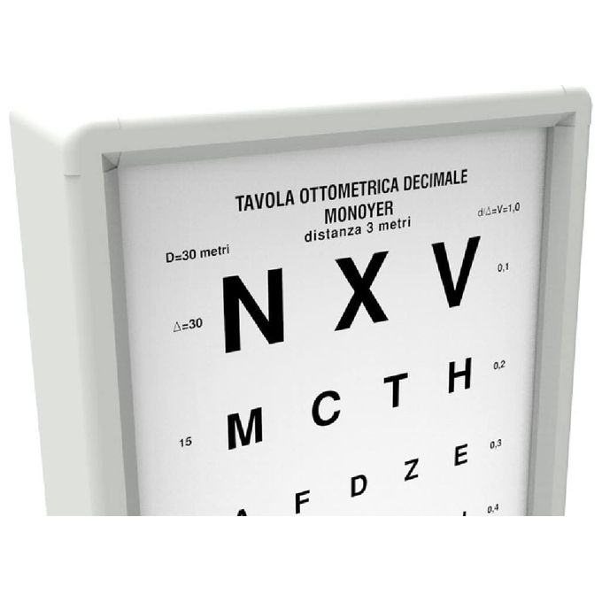 Ottotipo Luminoso Monoyer - 3 Metri 1 pz