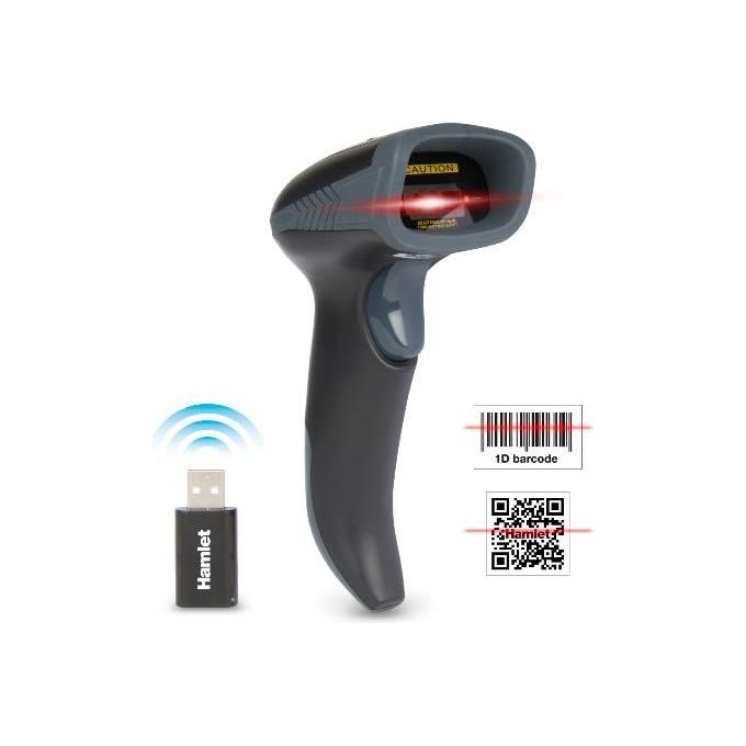 Hamlet Barcode Scanner Ind Wireless 2.4ghz
