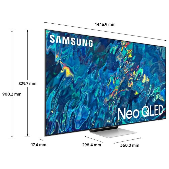 Samsung QE65QN95B Tv Smart Neo QLed QN95B 4k 65 pollici 4k Tecnologia Qantum Matrix processore Neural QUANTUM 4K QUANTUM HDR Audio DOLBY ATMOS E OTS+