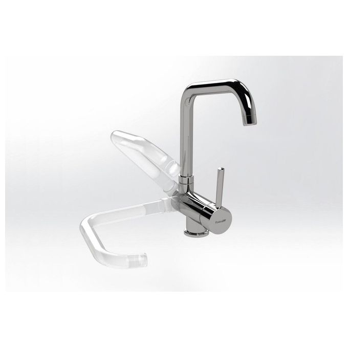 Foster 8523000 Drop Miscelatore con canna girevole 360°e abbattibile Cromo