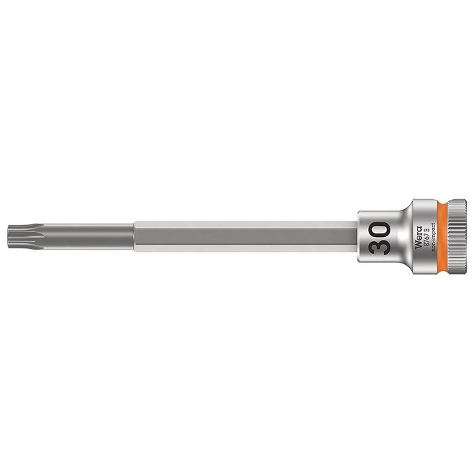 Wera Bicycle Set 8 KIT_ di 7 pezzi di inserti con azionamento da 3-8 per applicazioni in bicicletta con zigrinatura per migliore presa