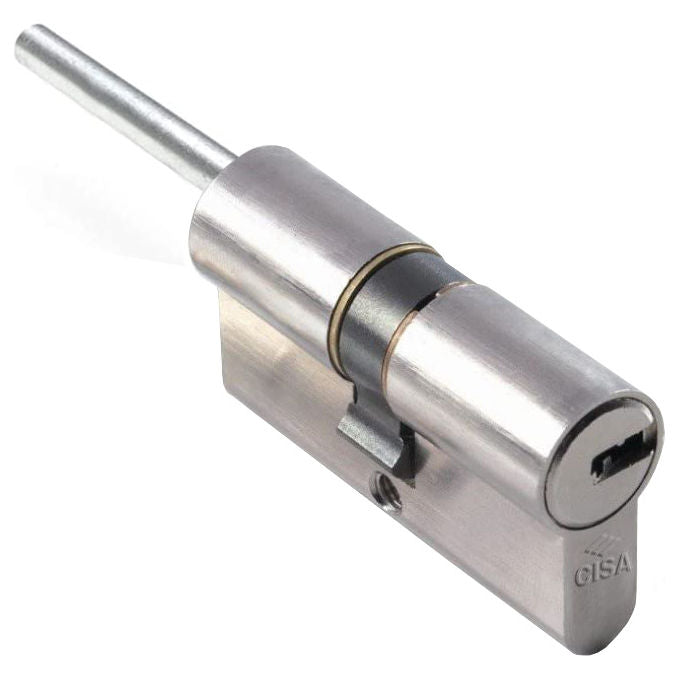 Cisa 0e307-07-0-12 Cilindro Nichelato per Pomolo 30mm
