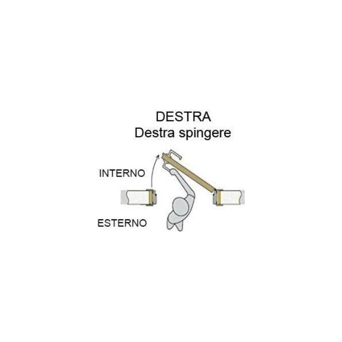 Mottura 89.8300.d00t Serratura Blindata Cilindro Dx
