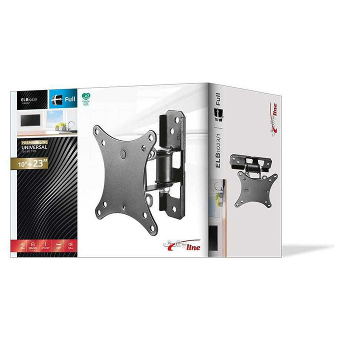 G.b.s. Elettronica Supporto Elb-1023-1 Orienta per Tv 10-23'' Max 20Kg Vesa 50-100 1 Snodo Orientabile