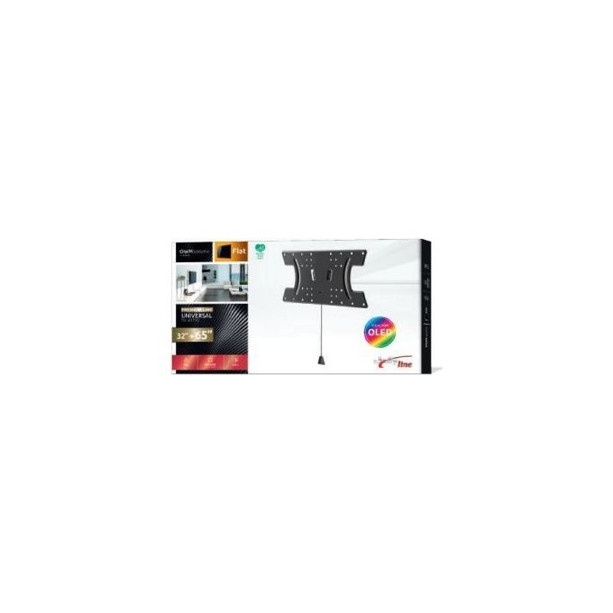 G.b.s. Elettronica Supporto Owm-3265-Fix Fisso Universale per OLed e Flat Tv da 32'' a 65'' Ultra Sottile