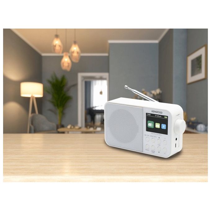 Kenwood CR M30DAB Radio Portatile Bianco