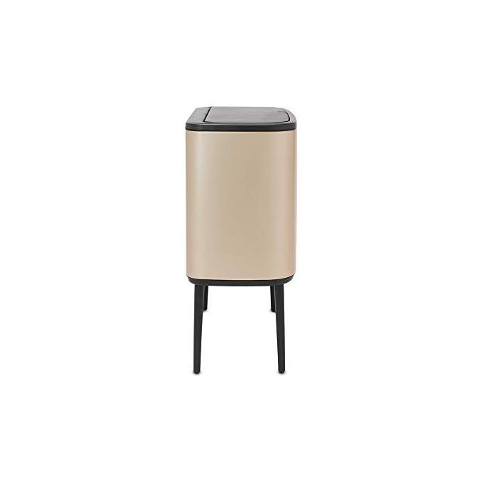 Brabantia Waste Bin Bo Touch Bin Pattumiera Champagne 11 + 23 Litri