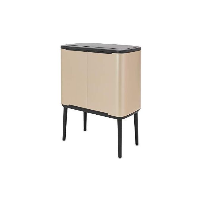 Brabantia Waste Bin Bo Touch Bin Pattumiera Champagne 11 + 23 Litri