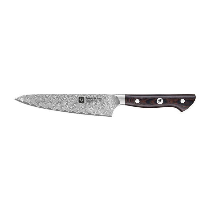Zwilling 30571-141-0 TANREI Coltello cuoco compatto Lama 14 cm Acciaio premium Durezza 63 HRC Manico Micarta colore Nero