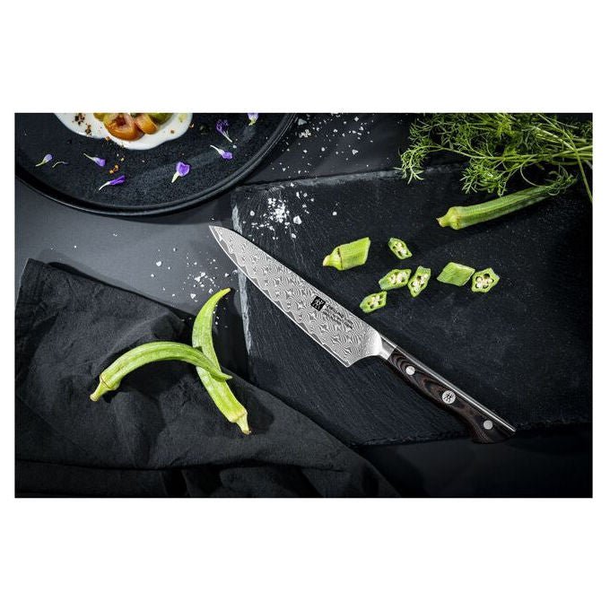 Zwilling 30571-141-0 TANREI Coltello cuoco compatto Lama 14 cm Acciaio premium Durezza 63 HRC Manico Micarta colore Nero