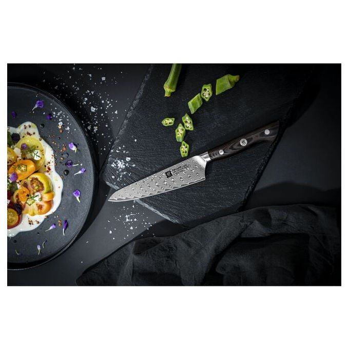 Zwilling 30571-141-0 TANREI Coltello cuoco compatto Lama 14 cm Acciaio premium Durezza 63 HRC Manico Micarta colore Nero