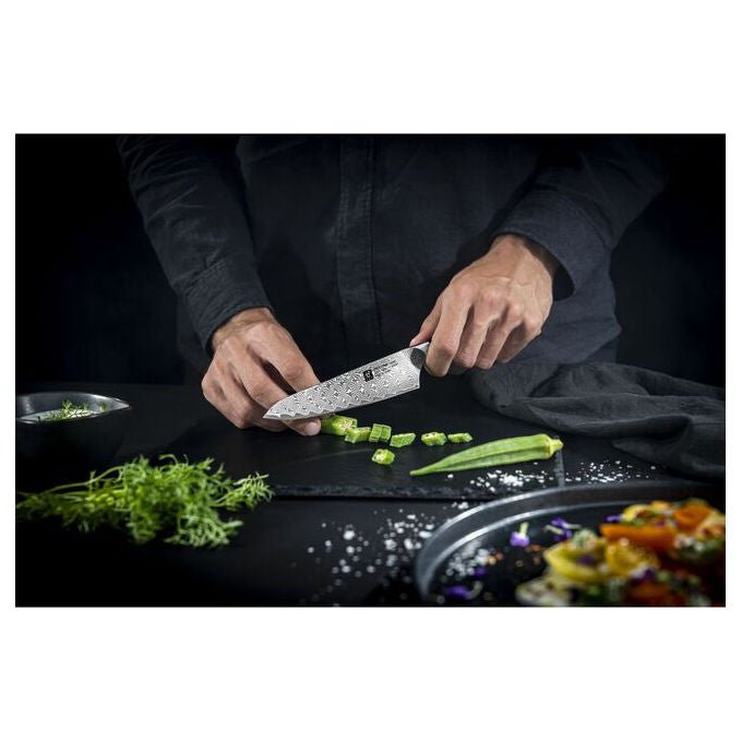 Zwilling 30571-141-0 TANREI Coltello cuoco compatto Lama 14 cm Acciaio premium Durezza 63 HRC Manico Micarta colore Nero