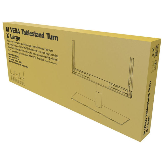 Multibrackets 3057 Supporto TV da Tavolo Rotazione 30° Max 75'' 50 Kg VESA 800x400 mm colore Nero