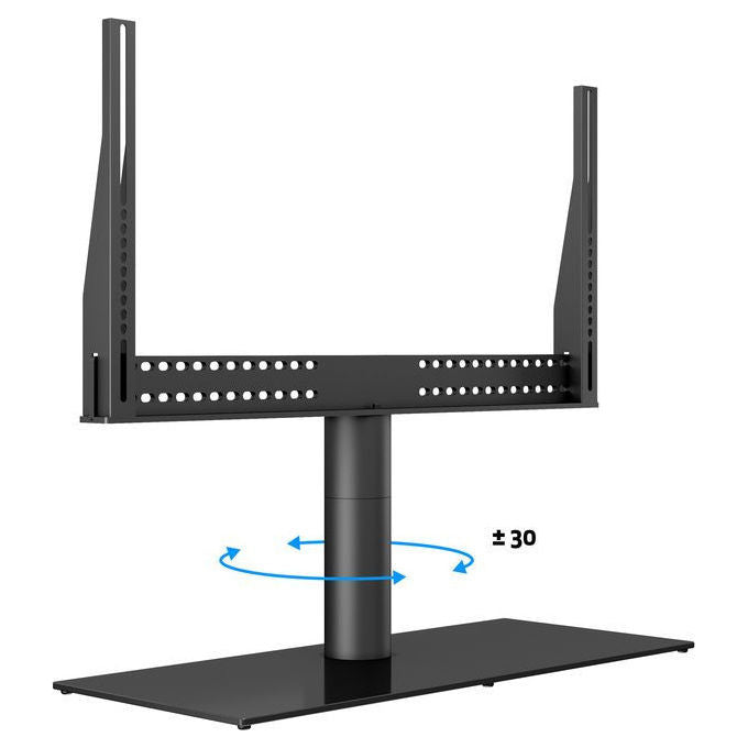 Multibrackets 3057 Supporto TV da Tavolo Rotazione 30° Max 75'' 50 Kg VESA 800x400 mm colore Nero