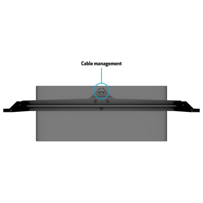 Multibrackets 3057 Supporto TV da Tavolo Rotazione 30° Max 75'' 50 Kg VESA 800x400 mm colore Nero