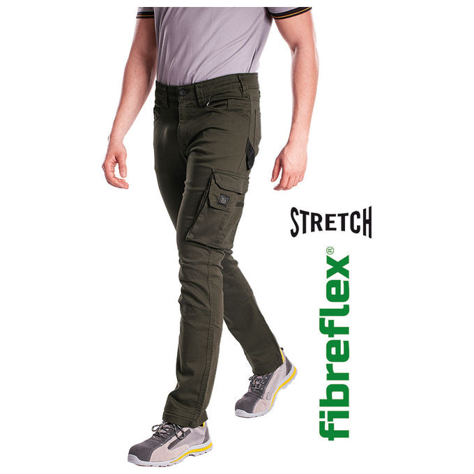 Vigor-Blinky Pantaloni Rica Lewis Jeans Jobc1 Tasconi Cotone Verde Taglia 46