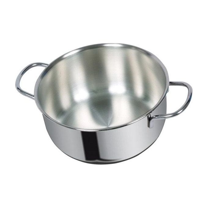 Metalsomma Casseruola Fonda cm 26 dune in Acciaio aisi 304 con Triplo Fondo Superthermical
