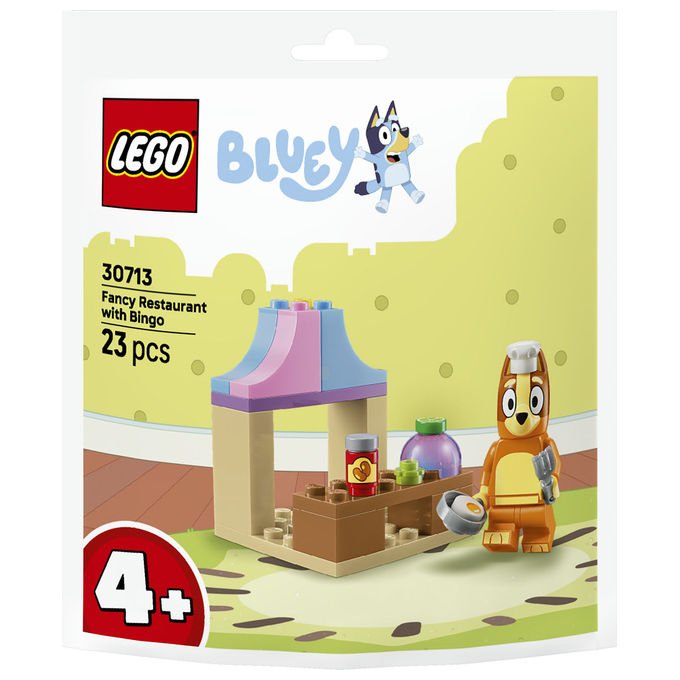 Lego 30713 Bluey Set Costruzioni Al Ristorante con Bingo Polybag 23 pezzi eta' 4+