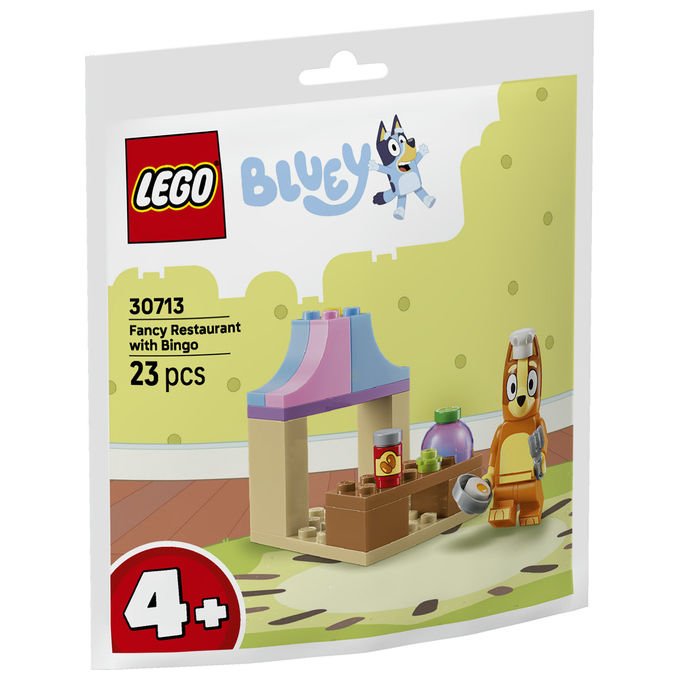 Lego 30713 Bluey Set Costruzioni Al Ristorante con Bingo Polybag 23 pezzi eta' 4+