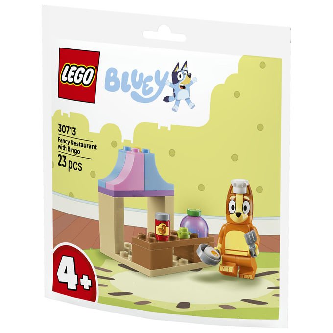 Lego 30713 Bluey Set Costruzioni Al Ristorante con Bingo Polybag 23 pezzi eta' 4+